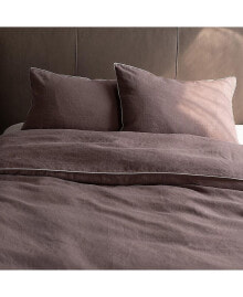 Bokser Home 100% French Linen Duvet Cover - Full/Queen