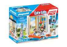 Набор с элементами конструктора Playmobil City Life Стартовый набор Педиатр PM70818