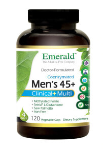 Витаминно-минеральные комплексы Emerald Labs Men's 45+ Clinical+Multi Активная пищевая добавка для мужчин 45+ 120 капсул
