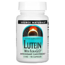 Лютеин, зеаксантин Source Naturals, Лютеин 6 мг, 90 капсул