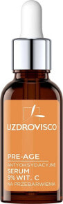 Uzdrovisco Pre-Age antyoksydacyjne serum 9% wit. C na przebarwienia 30ml