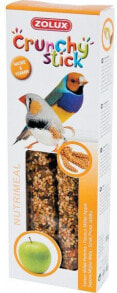 Корма и витамины для птиц zolux Crunchy Stick exotic birds millet / apple 85 g