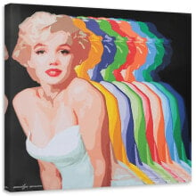 Wandbild Marilyn Monroe Bunt Pop art