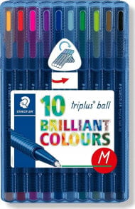 Staedtler Długopis triplus ball M 10 kolorów STAEDTLER