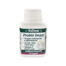 Пребиотики и пробиотики Medpharma Probio Imun Комплекс лактобактерий, бифидобактерий и витамина С - 6 штаммов 37 капсул