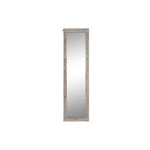 Wall mirror DKD Home Decor White Brown Mango wood Mirror 50,8 x 7 x 184 cm