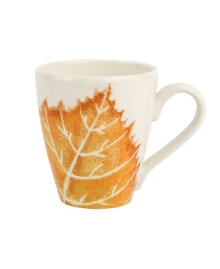 VIETRI autunno Birch Leaf Mug