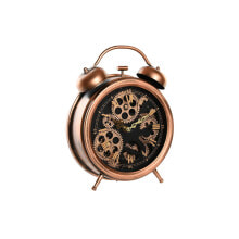 Table clock DKD Home Decor Multicolour Copper Crystal Iron Vintage 26 x 8 x 33,5 cm
