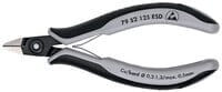 KNIPEX 79 52 125 ESD - Side-cutting pliers - Chromium-vanadium steel - Plastic - Black/gray - 12.5 cm - 58 g