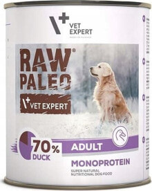 VetExpert VetExpert Raw Paleo Kaczka Adult Can 800g