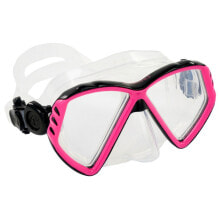 Masks and snorkels for scuba diving