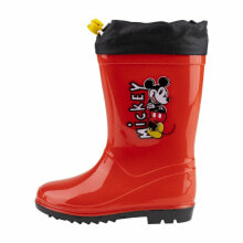 Children's Water Boots Mickey Mouse Red