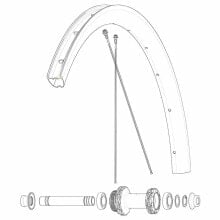 MAVIC Kit 12 Front/Rear Cosmic SLS 32 Disc Spokes