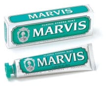 Marvis Classic Toothpaste Strong Mint Мятная зубная паста 85 мл
