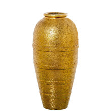 Vase Alexandra House Living Golden Ceramic 33 x 25 x 59 cm