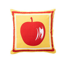 Cushion Benetton Yellow Red Apple 40 x 40 cm Squared