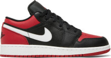 553560-066 Grade School Air Jordan RETRO 1 LOW 'ALTERNATE BRED TOE (GS)' купить онлайн