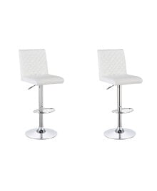 Best Master Furniture bay Peak Swivel Bar Stools, Set of 2