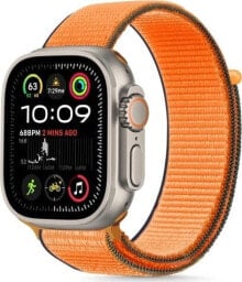 Tech-Protect TECH-PROTECT NYLON APPLE WATCH 6 / 7 / 8 / 9 / 10 / SE / ULTRA 1 / 2 (44 / 45 / 46 / 49 MM) KUMQUAT