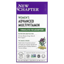 New Chapter, улучшенный мультивитаминный комплекс для женщин, 120 вегетарианских таблеток