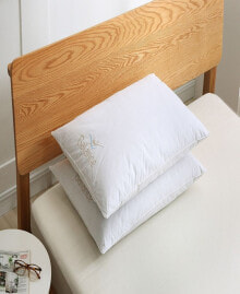 St. James Home balance Bed Pillow Twin Pack, Memory Foam Core with Nano Feather Surround Queen