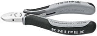 77 22 115 ESD - Diagonal pliers - Steel - Plastic - Black - Grey - 115 mm - 80 g