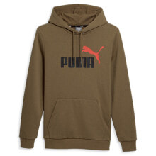 Puma Essential 2 Col Logo Pullover Hoodie Mens Brown Casual Outerwear 84684993