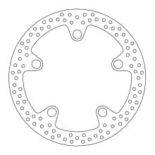 MOTO-MASTER Halo Honda 110537 Front Brake Disc