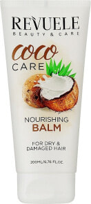 Pflegender Balsam für trockenes und strapaziertes Haar - Revuele Coco Oil Care Nourishing Balm