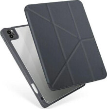 Чехлы для планшетов etui на планшете Uniq UNIQ etui Moven iPad Pro 11" (2021) Противомикробный сари/темно-серый