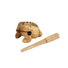 Купить ударные установки и барабаны Meinl: Meinl NINO517 Guiro Frog Holzfrosch X-Small