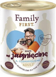 Family First FamilyFirst Bogata w jagnięcinę+ziemniak adult 800g