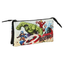 SAFTA Triple Avengers Forever Pencil Case