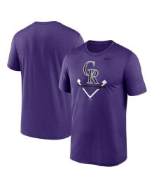 Nike men's Purple Colorado Rockies Icon Legend Performance T-shirt