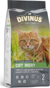 Купить сухие корма для кошек Divinus: Divinus Divinus Cat Meat dla kotów dorosłych 2kg