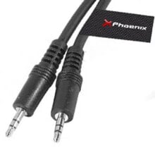 PHOENIX TECHNOLOGIES PHAUDIOJACK5 Jack M/M Audio cable 3.5 mm 5 m