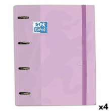 Ring binder Oxford Touch Light mauve A4+ (4 Units)