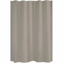 Shower Curtain Gelco Uni Taupe 180 x 200 cm