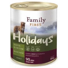 FAMILY FIRST Holidays Adult Turkey Chicken Carrot 800g Wet Dog Food