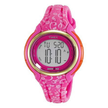 Женские наручные часы Женские часы цифровые прорезиненный розовый браслет Timex