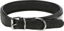 Trixie Active Comfort dog collar with rhinestones, black, L – XL: 57–66 cm / 30 mm