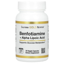 Benfotiamine + Alpha Lipoic Acid, 90 Veggie Capsules