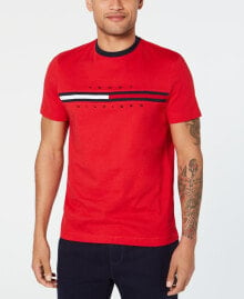 Красные мужские футболки и майки Tommy Hilfiger (Томми Хилфигер)