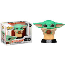 FUNKO POP Star Wars Mandalorian The Child With Cup Figure