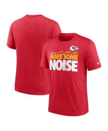 Nike men's Heathered Red Kansas City Chiefs Local Tri-Blend T-shirt