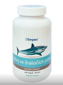 Рыбий жир и Омега 3, 6, 9 olimpex s. r. o.Shark Liver Oil Масло печени акулы 200 капсулы