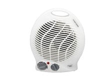 vie air 1500w portable 2settings white home fan heater with adjustable thermosta