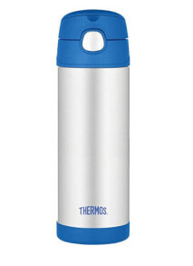 Термосы и термокружки термос FUNtainer Baby с трубочкой - синий 470 мл