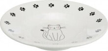 Миски Trixie Ceramic bowl for short breeds, white 15cm