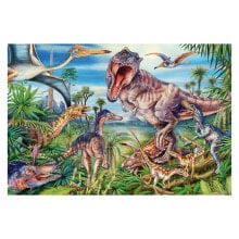 Puzzle Zwischen Dinosauriern 60 Teile